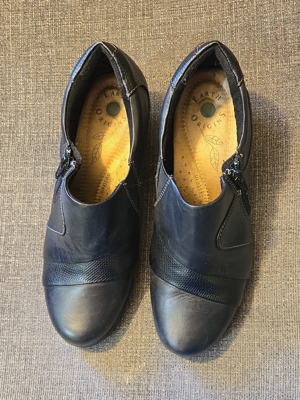 Earth Origins Black Monica Ankle Boots
